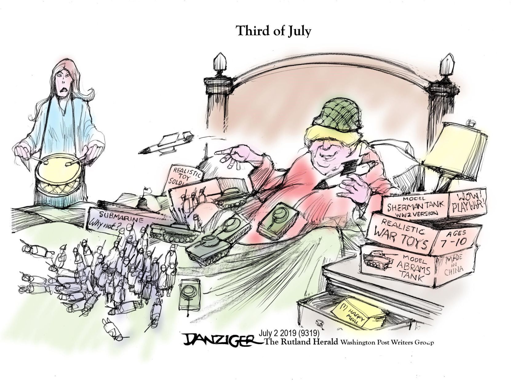 Jeff Danziger cartoon